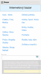 Mobile Screenshot of bazar.jednorozec.cz